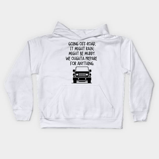 Going off-road... Kids Hoodie by mksjr